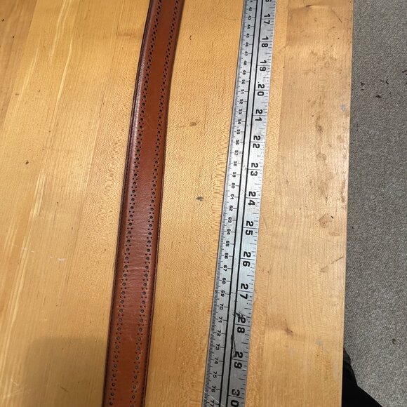 Mens Leather Belt Size 38 - Picture 9 of 12